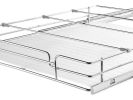 15.5"Wx21"Dx3.5"H Pull Out Cabinet Organizer, Heavy Duty Slide Out Pantry Shelves, Steel Roll Out Drawers, Sliding Drawer Storage for Home Under Sink