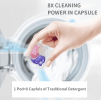 5in1single bead 15g laundry capsule,15g*30pcs-450g, 99% antibacterial and mite removal, 8 times the effect of decontamination, fragrance 96h