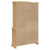 Highboard Corona Honey 44.1"x16.9"x77.2" Solid Wood Pine