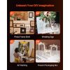 PET/Plexiglass Sheets, 5-Pack Plastic Sheet, 24 x 36 Inch 0.04 Inch Thick Transparent Clear Flexible Plastic Panels for Craft
