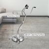 Surface Cleaner 18 inch Flat Surface Cleaner for Pressure Washer 4000psi Pressure with 3/8 Quick Connector Surface Cleaner with Casters 10.5GPM Stainl