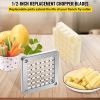 Replacement Chopper Blade, 1/2 inch, 3 PCS French Fry Blade Assembly with 6 Extra Knives