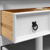 Highboard Corona White 44.1"x16.9"x77.2" Solid Wood Pine