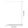 PET/Plexiglass Sheets, 5-Pack Plastic Sheet, 24 x 36 Inch 0.04 Inch Thick Transparent Clear Flexible Plastic Panels for Craft