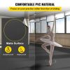 Dance Floor, 6.6x11.8ft Dance Floor Roll, 0.06in Thick PVC Vinyl Dance Floor, Black/Grey Reversible Portable Dance Floor, Non-Slip Dance Flooring