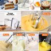 1pc 7 Speeds Electric Hand Mixer; Household Portable Powerful Handheld Electric Mixer; Hand-held Egg Beater; Small Whipping Cream Mixer For Cake; Baki