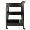 Jeston Entertainment Cart; Espresso