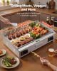 Commercial Electric Griddle, 28.54 x 15.75 in, 4400W, 122-570 Fahrenheit Adjustable Temp Control