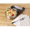 Mainstays 28 oz Round Insulated Food Container, Stainless Steel