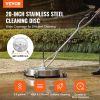 20" Pressure Washer Surface Cleaner w/ Handles & Wheels, Stainless Steel Concrete Cleaner 4500 Max PSI
