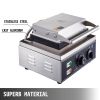 110V Commercial Waffle Donut Machine 6 Holes Double-Sided Heating 50-300Celsius, Electric Doughnut Maker 1550W