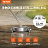 18" Pressure Washer Surface Cleaner w/ Wheels, Stainless Steel Concrete Cleaner 4000 Max PSI , 1/4" Quick-Connect Connector w/ 2 Extension Wand