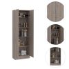 Storage Cabinet Pipestone, Double Door, Light Gray Finish