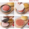 1pc Non-Stick Aluminum Burger Press - Perfect for Burgers, Patties, Meatballs, Grilling, and Kitchen Cooking - Ideal Back to School Supply