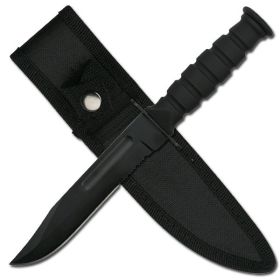 Half Serrated Miniature Survival Knife