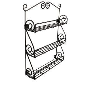 Modern Minimalist Iron Kitchen Storage Rack Wall Hanging Holder (Option: Type B)
