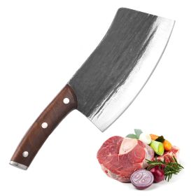 Meat Cleaver Knife Heavy Duty Japanese Hand Forged Chef Knife, Cleaver Knife For Meat Cutting (Option: Forged Chef Knife)