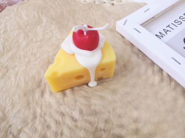 Cheese Scented Candle Sweet Bedroom Decoration Shooting Props Girlfriends Hand Gift Ins (Option: Cherry cheese)