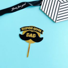 New Product Father's Day Cake Decoration Dad (Option: D)