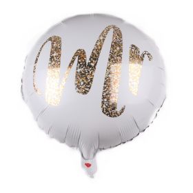 Wholesale Aluminum Foil Balloons Birthday Party Decoration Balloons (Option: White-A)