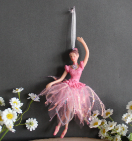 Ballerina Girl Hanging Table Top Ornament (Option: Style4)
