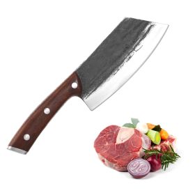 Meat Cleaver Knife Heavy Duty Japanese Hand Forged Chef Knife, Cleaver Knife For Meat Cutting (Option: Meat Cleaver Knife)