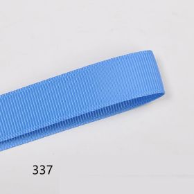 Hair Accessories Polyester Ribbed Ribbon (Option: 337color)