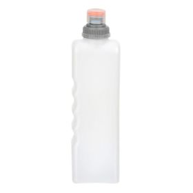 Portable Fitness Large Capacity Curved Water Bottle for Sports Running (type: Style A, Color: White)