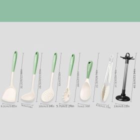 4pcs/5pcs/7pcs Food Grade Silicone Spatula Non-stick Pan Special Cooking Shovel; Kitchen Utensils Set; Household Soup Spoon Leak Spoon; Kitchen Tools (Quantity: Spatula Set Of 7)