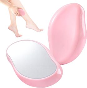 Crystal Hair Eraser for Hair Removal Device, Reusable Crystal Hair Remover for Women (Color: Pink)