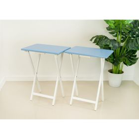 (2 Pack)Seaside Tray Table (Color: Seaside)