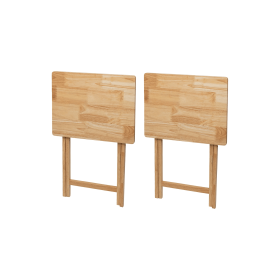 (2 Pack)Seaside Tray Table (Color: Natural)