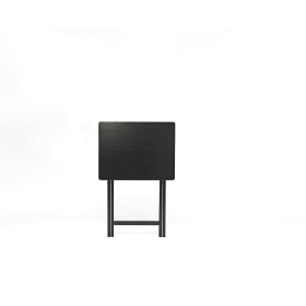 (2 Pack)Seaside Tray Table (Color: Black)