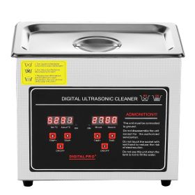 Ultrasonic Cleaner with Digital Timer & Heater, Professional Ultra Sonic Jewelry Cleaner (Capacity: 6 L)