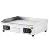 Commercial Electric Griddle, 2800W Countertop Flat Top Grill, 122-572 F Adjustable Temp