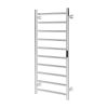 10 Bars Towel Warmer Rack, Wall Mounted Heated Towel Rack for Bathroom, IPX5 Waterpoof Towel Heater Rack with Timer & LED Display Screen