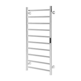 10 Bars Towel Warmer Rack, Wall Mounted Heated Towel Rack for Bathroom, IPX5 Waterpoof Towel Heater Rack with Timer & LED Display Screen (Default: Default)