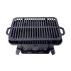 Portable Cast Iron BBQ Grill with Grate for Outdoor
