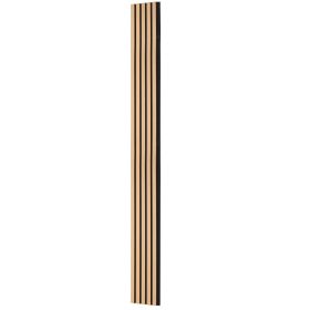 Wood Slat Acoustic Panels, 7.9 x 94.5 inch, MDF Accent Wooden Wall Panels for Modern Interior Wall Decor (Wood-Like Color: Light Oak, size: L7.9 x W94.5 in x 4 PCS)
