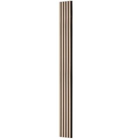 Wood Slat Acoustic Panels, 7.9 x 94.5 inch, MDF Accent Wooden Wall Panels for Modern Interior Wall Decor (Wood-Like Color: Silver Wood, size: L7.9 x W94.5 in x 4 PCS)