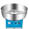 Electric Cotton Candy Machine, 1000W Commercial Candy Floss Maker with 20.5 in Stainless Steel Bowl, Sugar Scoop, and Drawer, Easy Home Use