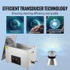 Ultrasonic Cleaner with Digital Timer & Heater, Professional Ultra Sonic Jewelry Cleaner