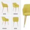 The modern style dining chair imitating linen is suitable for various environments and is applicable to restaurants, living rooms and offices