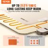 Electric Warming Tray, Food Warming Mat for Buffet, Rollable & Portable Silicone Food Warmer with 4 Adjustable Temperature Settings