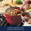 15-Piece Nonstick Pots and Pans Set/Cookware Set, Marine Blue