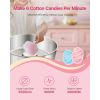 Electric Cotton Candy Machine, 1000W Commercial Candy Floss Maker with 20.5 in Stainless Steel Bowl, Sugar Scoop, and Drawer, Easy Home Use