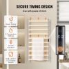 10 Bars Towel Warmer Rack, Wall Mounted Heated Towel Rack for Bathroom, IPX5 Waterpoof Towel Heater Rack with Timer & LED Display Screen