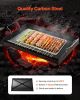 Carbon Steel Griddle, 24x16 inch Universal Flat Top Rectangular Plate, Gas Grill Griddle for BBQ Grill, Teppanyaki