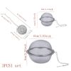 1pc/3pcs; Stainless Steel Seasoning Ball; Household Tea Ball