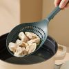 Nylon drainage spoon home kitchen large drainage spoon fishing dumplings fishing noodles spoon strainer food grade high temperature resistant strainer